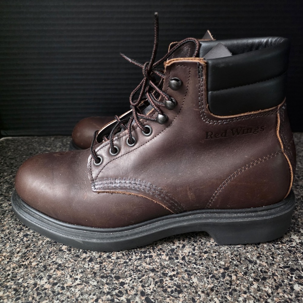 Red Wing‎ 2245 Supersole Work Boots Mens 7 EEE Brown Leather Steel Toe USA Made